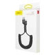 Кабель Lightning Baseus Fish eye Spring Data USB-Lightning CALSR-01 (Чорний, 1м) - изображение 9