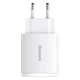 Універсальний мережевий заряд Baseus 30W Compact Quick Charger CCXJ-E02 (Біле) - изображение 2