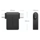 2 в 1 OTG адаптер Ugreen Micro USB + USB-C до USB3.0 30453 (Чорний) - изображение 9