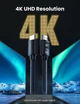 HDMI кабель v2.0 UGreen HD119 з підтримкою 4K@60Hz HDR ARC 40101 (Чорний, 2м) - изображение 4