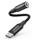 Перехідник USB Type C на 3.5 мм Ugreen для навушників c DAC chip AV161 25836 (Чорний) - зображення 2