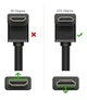 HDMI кабель V1.4 Ugreen HD103 з кутовим коннекотором 10120 (1м, 270 градусів) - зображення 3