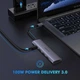 Багатопортовий хаб Ugreen CM136 5-in-1 HUB Adapter 50209 (Сірий, Type-C to 3xUSB 3.0/PD/4K HDMI) - изображение 7