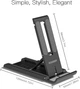 Підставка-тримач Essager Adjustable Mobile Phone Holder для телефона EZJZM FC01 (Чорна) - изображение 7