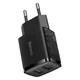 Універсальний зарядний пристрій Baseus Compact Charger 2U 10.5 W CCXJ010201 (Чорний) - изображение 5