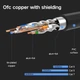 Патч-корд Ugreen NW107 прямий UTP мережевий кабель Ethernet Cat7 з RJ 45 (Чорний, 15м) - изображение 6
