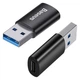 Адаптер-перехідник Baseus Ingenuity Mini OTG USB 3.1 to Type-C ZJJQ000101 (Чорний) - изображение 2