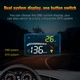 Проекційний дисплей авто GEYIREN HUD M21 OBD2 GPS (Чорний) - зображення 6