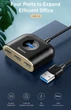 HUB адаптер Baseus Square Round 4in1 USB 3.0 to 1USB 3.0+3 USB 2.0+1micro USB CAHUB-AY01 (Черный) - изображение 4