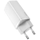 Універсальний зарядний пристрій Baseus Wall Charger GaN2 Lite USB-C+USB 65W CCGAN2L-B02 (Біле) - зображення 3