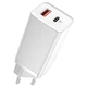 Універсальний зарядний пристрій Baseus Wall Charger GaN2 Lite USB-C+USB 65W CCGAN2L-B02 (Біле) - зображення 4