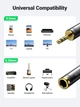 Перехідник 3.5 на 6.35 (6.5) мм UGreen AV168 HIFI Audio 60711 (Чорний) - зображення 5
