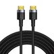 HDMI кабель Baseus Cafule 4K HDMI Male to HDMI Male CADKLF-G01 (Чорний, 3м) - изображение 1
