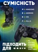 Джойстик беспроводной для ПК PS4 Android iOS TV Windows универсальный Bluetooth Wireless Controller геймпад с двойной вибрацией + USB дата кабель - изображение 4