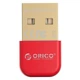 USB Bluetooth адаптер ORICO бездротовий передавач bluetooth 4.0 для комп'ютера, ноутбука BTA-403-RD (Червоний) - изображение 2