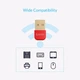 USB Bluetooth адаптер ORICO бездротовий передавач bluetooth 4.0 для комп'ютера, ноутбука BTA-403-RD (Червоний) - изображение 4