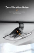 Автотримач для окулярів Baseus Platinum Eyewear Clip ACYJN-B01 на сонцезахисний козирок (Чорний) - зображення 7