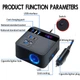 Автомобільний інвертор EAFC In-Car Inverter 150W 220V CN EU (Чорний) - изображение 6