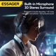 Адаптер для навушників Essager EBT53-DT01-P Bluetooth 5.3 (Чорний) - изображение 8