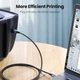 Кабель Ugreen USB Type C на USB Type B 2.0 US370 80807 (Чорний, 2м) - зображення 5