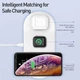 Бездротова зарядка Baseus Wireless Smart Charger 3 в 1 WX3IN1-02 (Біла) - изображение 10