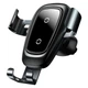 Автотримач для телефону з бездротовою зарядкою Baseus Metal Gravity Car Mount WXYL-B0A (Чорний) - зображення 3