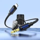 Аудіокабель BOROFONE BL20 True sound silicone digital audio conversion cable iP Black (6941991114397) - изображение 5