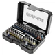Биты GRAPHITE магнитные 60 шт для завинчивания в пластиковом кейсе набор наконечников для работы с шурупами (632776) - изображение 2