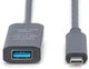 Активный высокоскоростной удлинитель USB 3.2 USB Type-C - USB AF Digitus 5m black - изображение 2