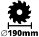 Пила дискова акумуляторна Einhell TE-CS 18/190LI BL PXC 18В 190х20 мм 3.23кг без АКБ та ЗП - изображение 7