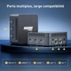 Мини ПК KinHank KP100 / Intel N100 / RAM 16GB / SSD 512GB / 3 х HDMI / 2 х LAN / Wi-Fi 6 / Bluetooth 5.2 / Windows 11 / Black Б/В - изображение 4