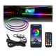 Підсвічування салону Діодна стрічка на торпеду Ambient Light RGB 110 см 12V - зображення 2