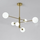 Lampa wisząca Dorado 6xG9 Złota (LP-002/6P) - obraz 8