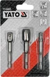 Набор адаптери переходники торцевых головок YATO 3 штуки YT-04685 - изображение 6