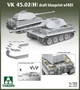 Збірна модель 1/35 Танк VK 4502 (P) проект креслення w 1461 Takom 2191 - изображение 2