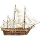 Збірна дерев'яна модель 1/45 Фрегат HMS "Bounty" (з корпусом у розрізі) OcCre 14006 - изображение 2