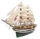 Збірна дерев'яна модель 1/100 Італійське парусне судно "Amerigo Vespucci" OcCre 15006 - изображение 3