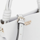 Сумка жіноча маленька Guess Sansa HWNG8476110-WHI Біла (800070334966) - зображення 5