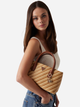 Torebka damska mała Guess Simona HWWG9210050-NTC Brązowa - obraz 3