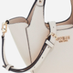 Комплект (сумка + косметичка) жіночий зі штучної шкіри Guess Helina HWBG9640750-BON Молочний (800070334941) - зображення 6