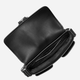 Сумка багет сідло жіноча з натуральної шкіри середня Michael Kors Colby 30S4SBAL2L-001 Чорна (800070339753) - зображення 4