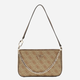 Сумка багет сідло жіноча маленька Guess Noelle HWBG7879720-LGW Коричнева (800070334936) - зображення 1
