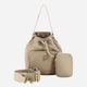 Zestaw (torebka crossbody + portfel) damski Liu Jo AA5182T4559-81110 Szary - obraz 1