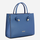 Torebka crossbody damska skórzana IUNTOO Armonia 168117-007 Niebieska - obraz 3