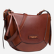 Torebka crossbody damska skórzana The Bridge Fedora 04320501-14 Brązowa - obraz 5