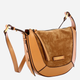 Torebka crossbody damska zamszowa The Bridge Fedora 043205CU-38 Beżowa - obraz 3
