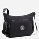 Torebka crossbody damska materiałowa Kipling Gabb KPKI30269SB1001 Czarna - obraz 4