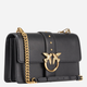Torebka crossbody damska skórzana Pinko Love One 100053A0F1-Z99Q Czarna - obraz 3