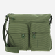 Torba na ramię damska materiałowa Mandarina Duck P10QMTX6-812 Zielona - obraz 1