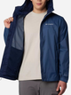 Kurtka wiatrówka męska sportowa Columbia Watertight II Jacket 1533898479 L Niebieska (195982193373) - obraz 5